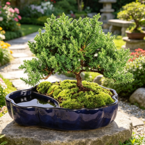 Bonsai  Green Mound Juniper Bonsai in  Pot, SMALL